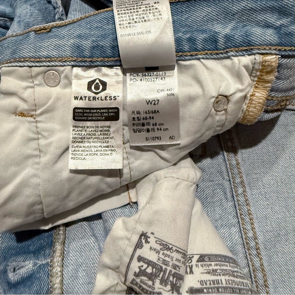 Levi’s 501 Original High Rise Jean Short Size 27 - Picture 5 of 7